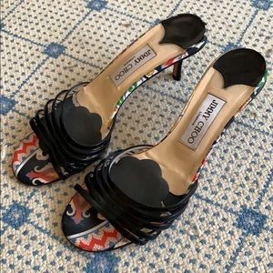 Jimmy Choo 2 inch Heel Sandals